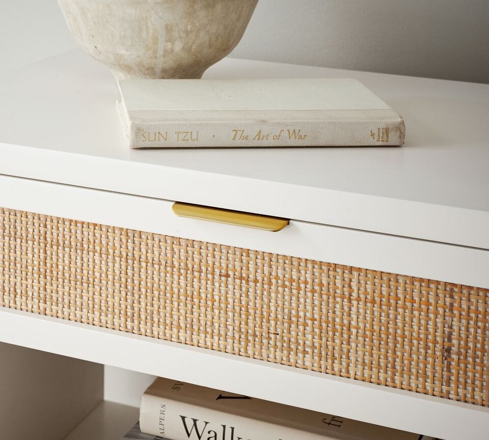 Westly Cane Bedside Table Pottery Barn Australia